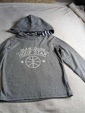 The Children's Place Grey 'Slam Dunk Hoop Star' Hooded Sweatshirt